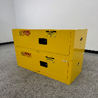 Uline Doublestack 12G Flammable Liquid Storage Cabinet image 1